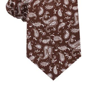 OTAA Florence Paisley Brown Tie, C392-T85, *NWT
